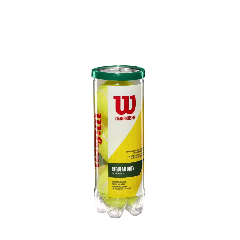 Pelotas de Tenis Wilson Championship Regular Duty en Envase 3 unidades (T1003)