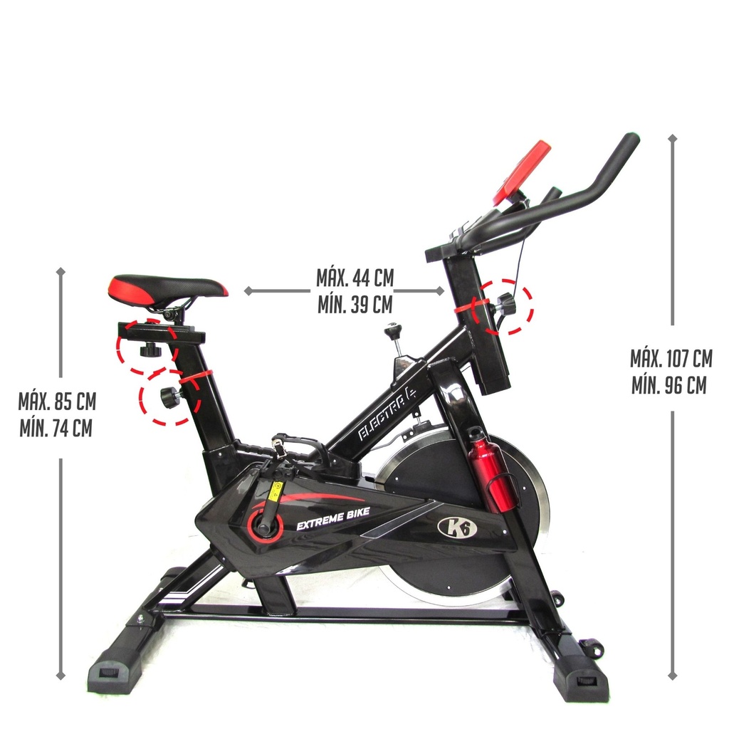 Bicicleta de Spinning Electra 4 K6 13 kg