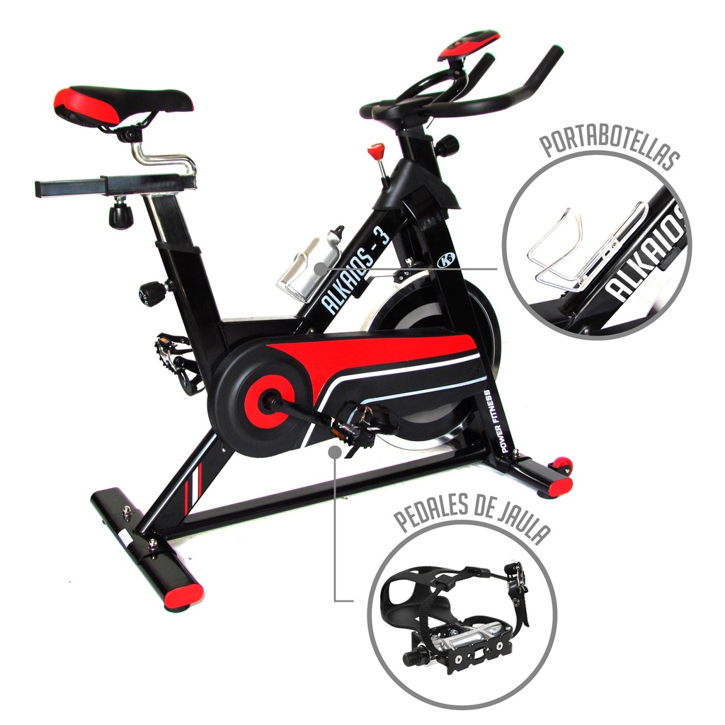 Bicicleta de Spinning Alkaios 3 K6 18 kg