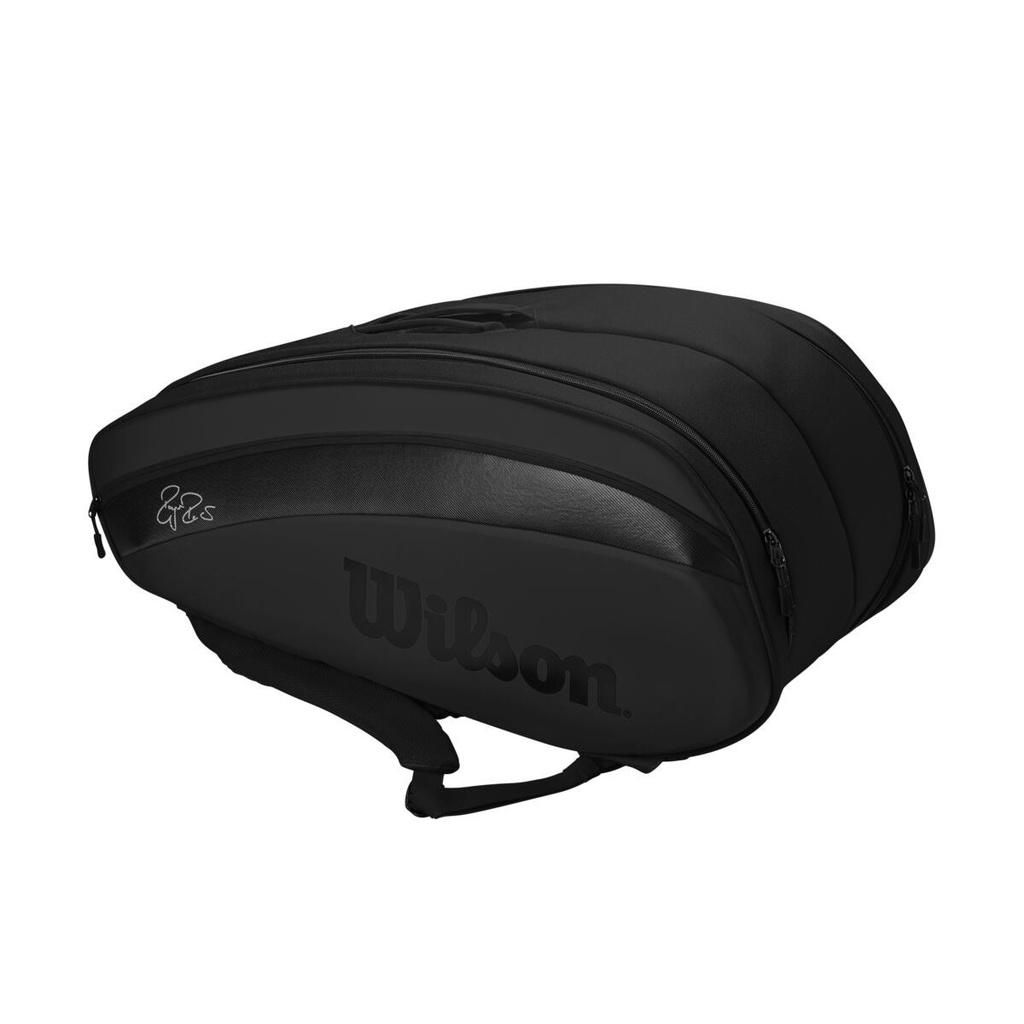 Bolso de Tenis Wilson Roger Federer Dna 12Pk (NEGRO) (Z600200)