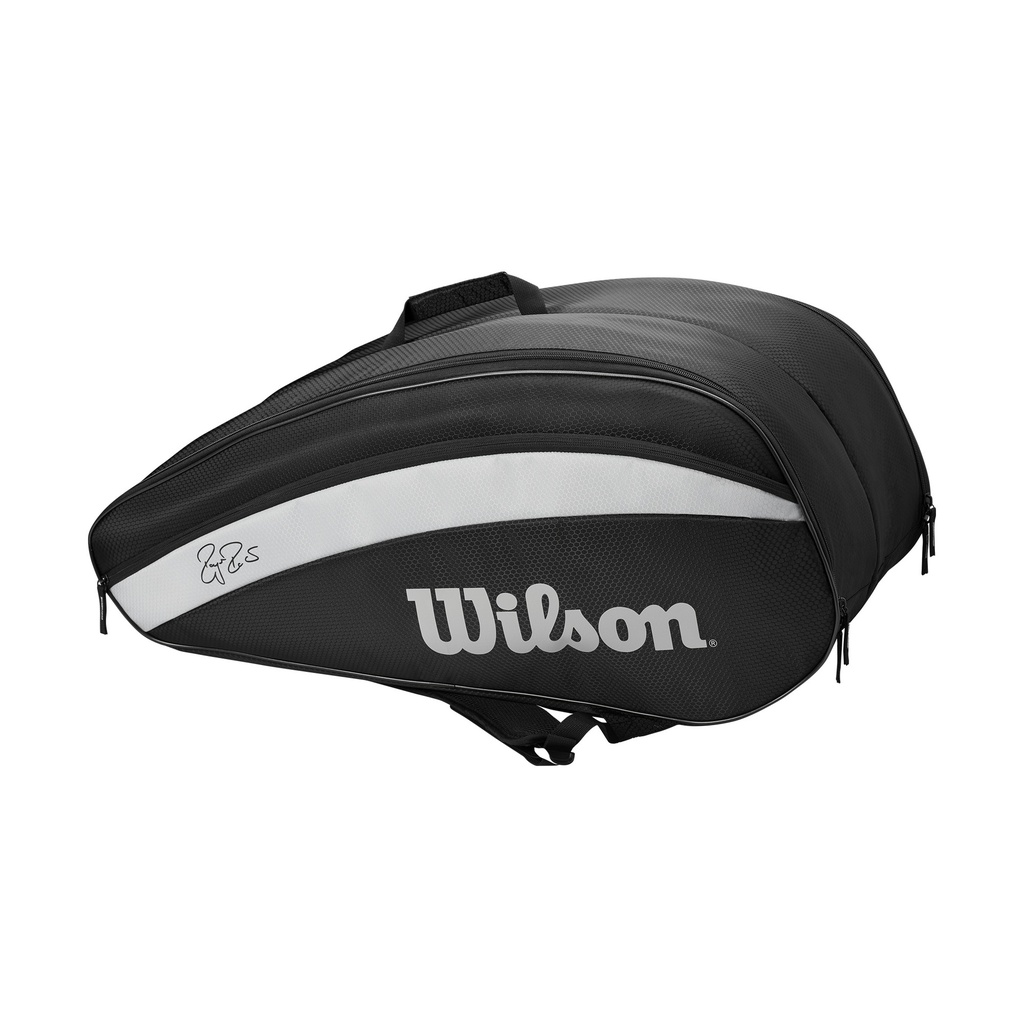 Bolso de Tenis Wilson Roger Federer Team 12Pk (NEGRO) (Z560100)