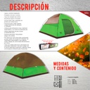 Tienda de Campaña Coleman Coral Reef Dome 4P