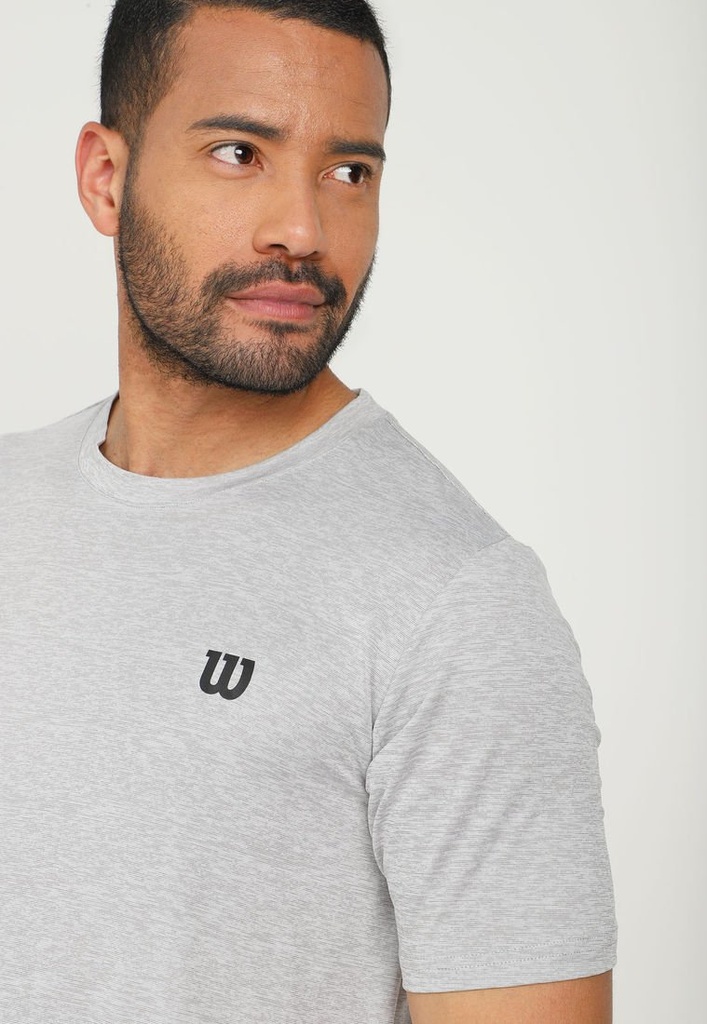 Camiseta Wilson Deslavada Caballero 71553 Gris Claro