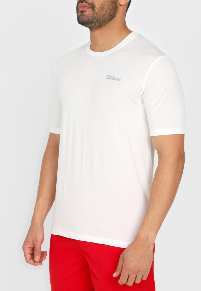 Camiseta Wilson Ultra Light Cuello Redondo Caballero 59034 Blanco