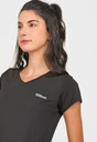 Playera Wilson Cuello V Ultra Dama 59003 Negro