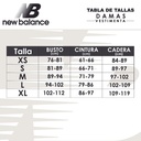 Pantalón Largo De Mujer New Balance Graphic High Rise 7/8 WP03162-BK Negro