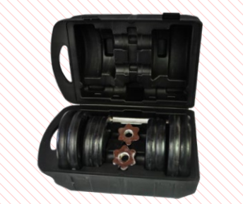 Set de Mancuerna Multiagarre K6 Goma 20 kg