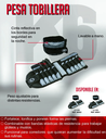 Pesas Tobillera Ajustable K6 4.5 kg