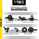 Bicicleta MTB Rin 29" Bks SHADOW-X 24 Vel Adultos