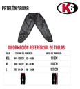 Pantalón de Sauna K6 en Caja (Ref. Anterior solo Vzla)