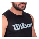 Playera Wilson Polyspun S/M Caballero Negro