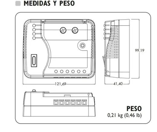 Arrancador Exceline para Motores Monofásicos Protección Voltaje y Sobrecarga 2Hp 220V