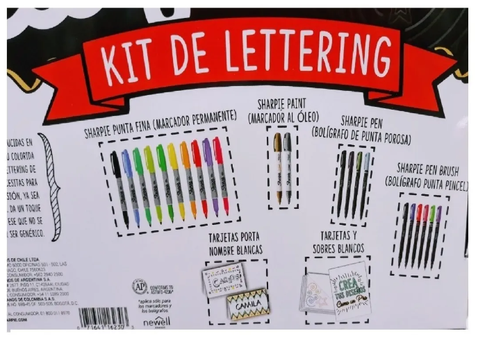 Pack Sharpie Lettering