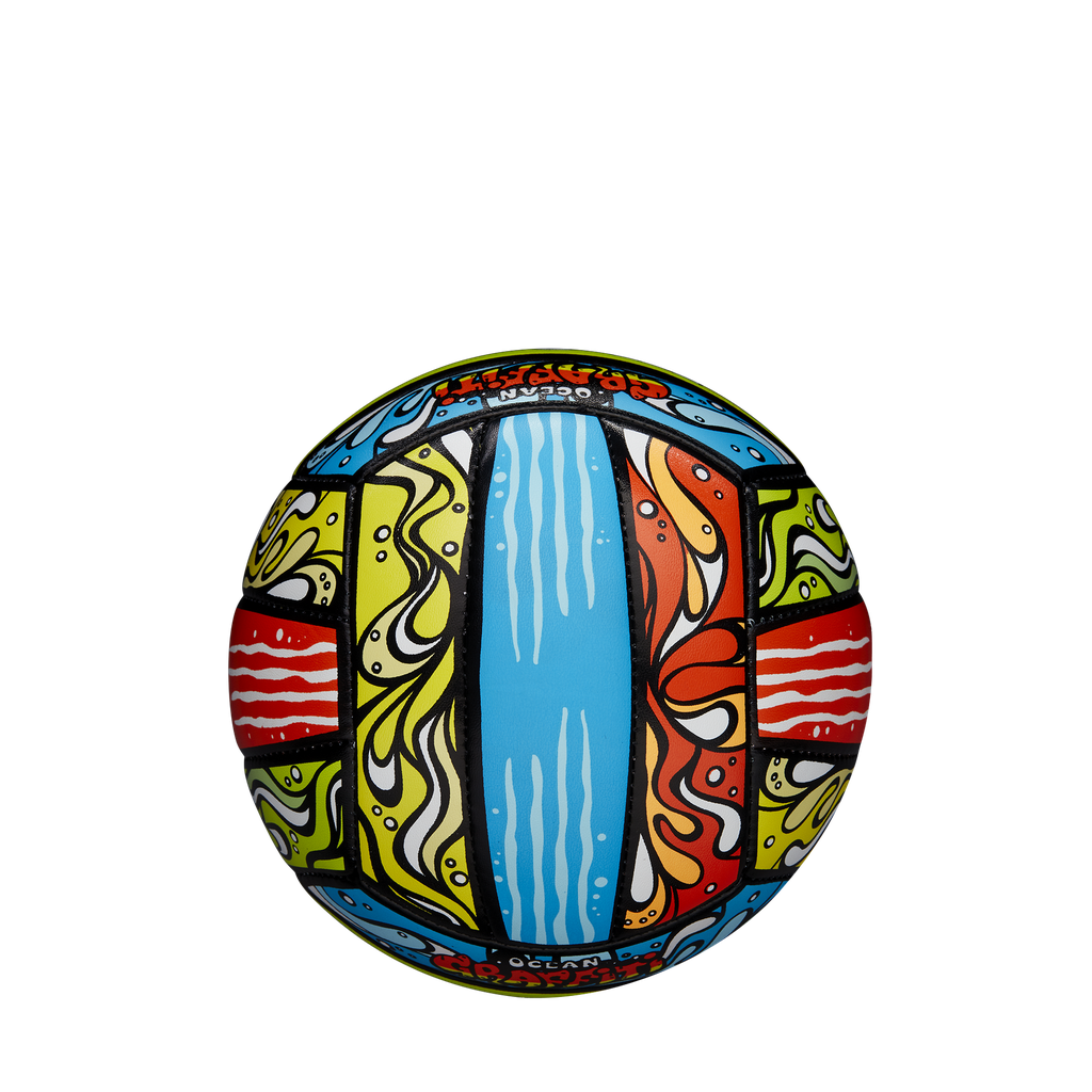 Balón de Voleibol Wilson Ocean Graffiti (NO.5) (H40219XB)