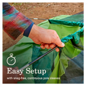 Carpa Coleman Sundome® para 4 personas Verde