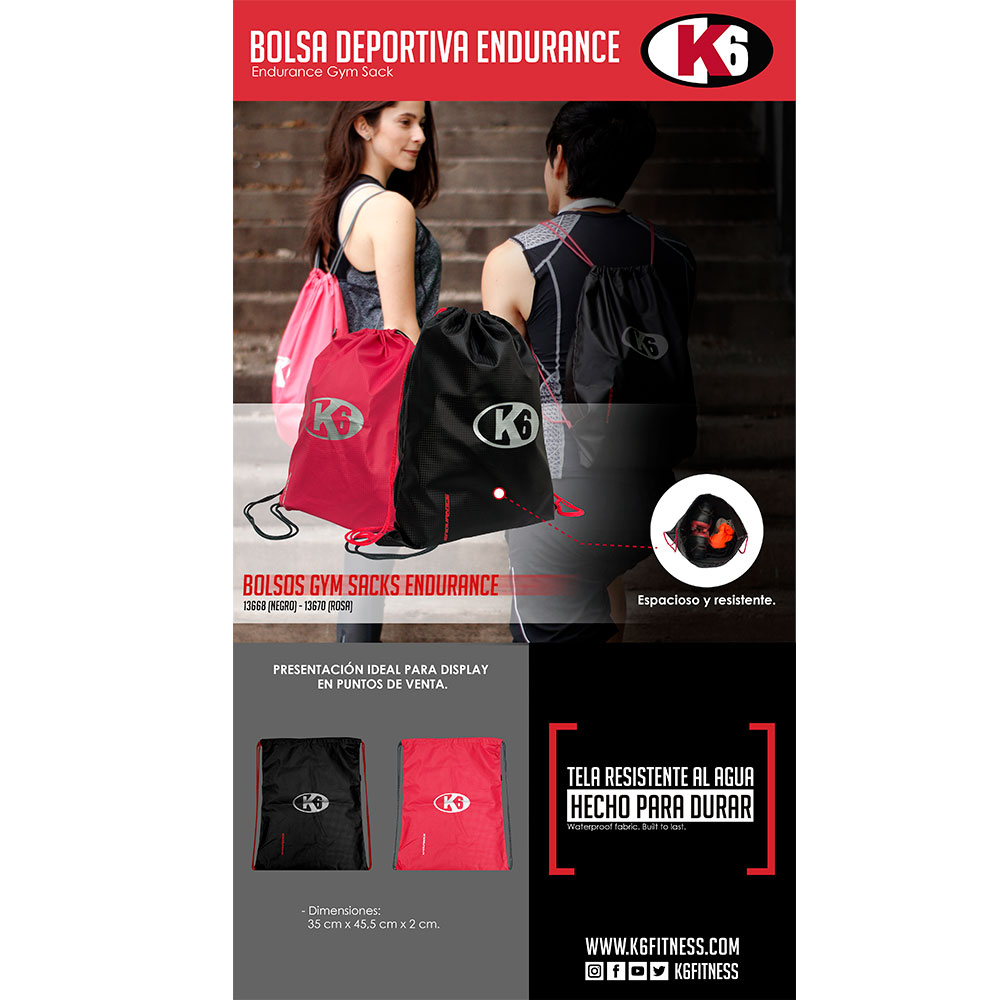 Bolso Tula de Ejercicio K6 Endurance