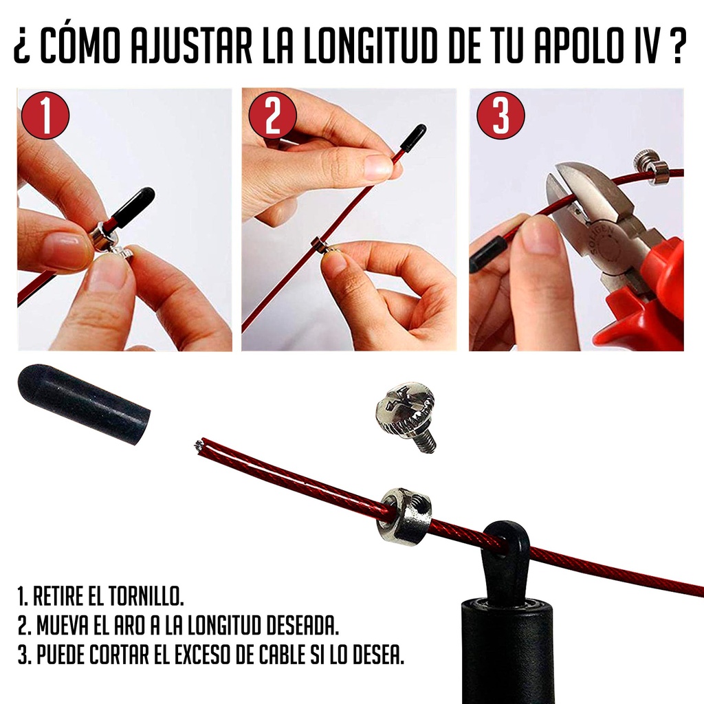Cuerda para Saltar K6 Apolo IV Ajustable