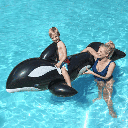 Flotador Inflable Orca Jumbo Bestway 2.03m x 1.02m 