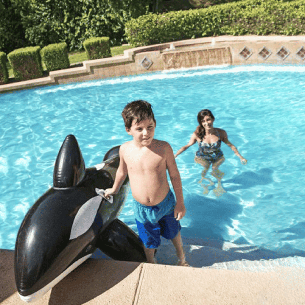 Flotador Inflable Orca Jumbo Bestway 2.03m x 1.02m 
