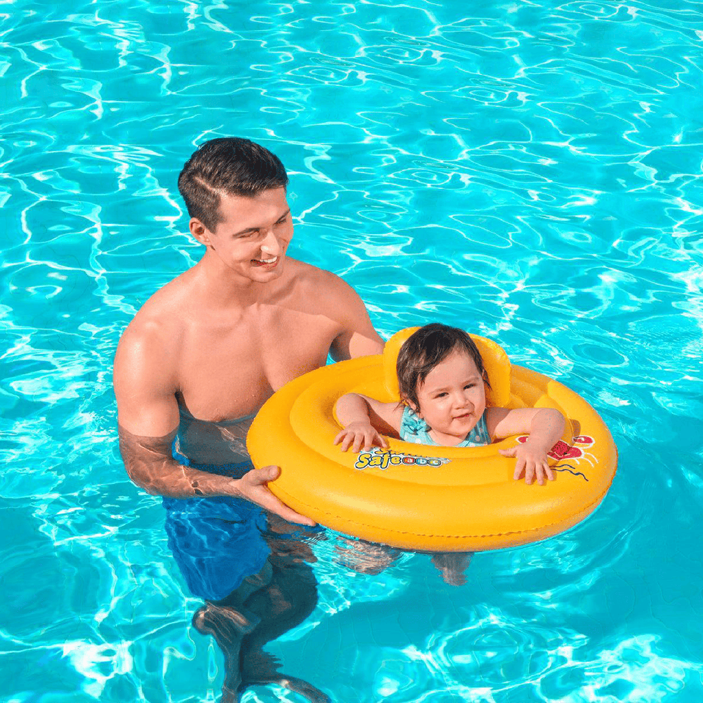 Flotador Redondo Inflable para Bebés Swim Safe Wondersplash Bestway