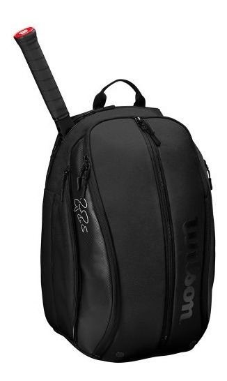 Bolso de Tenis Wilson Roger Federer Dna Backpack (NEGRO) (Z530200)