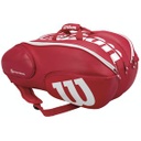 Bolso de Tenis Wilson Vancouver 15 (Rj/Bl) (Z8407)