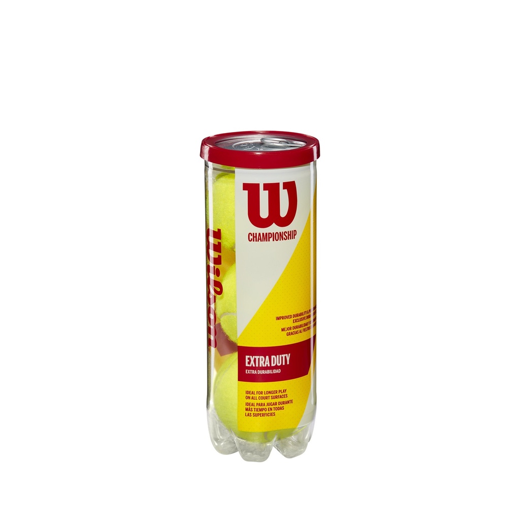 Combo Pelotas de Tenis Wilson Championship Extra Duty 3P X 4T 