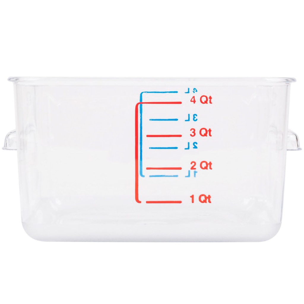 Recipiente cuadrado 4QT/3.8 Lts. Rubbermaid