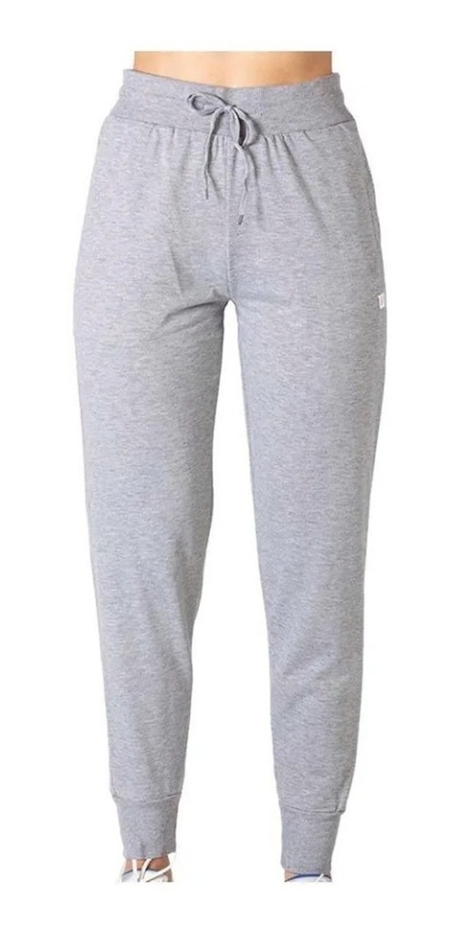 Jogger Wilson French Terry Dama Gris Jaspe