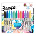 Marcadores Pastel Sharpie Finos Tx12 (+5 Tarjetas para Colorear)