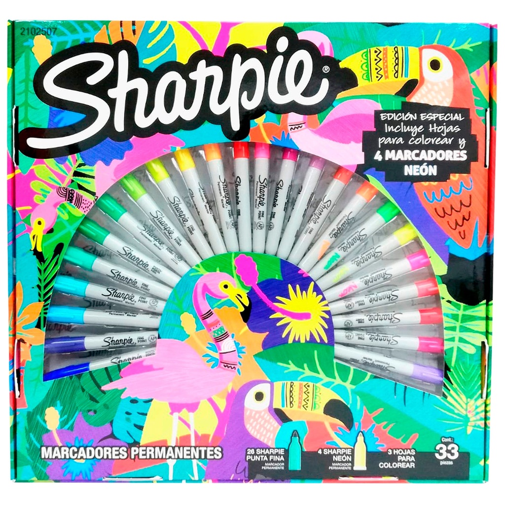 Ruleta Sharpie Tropical x30