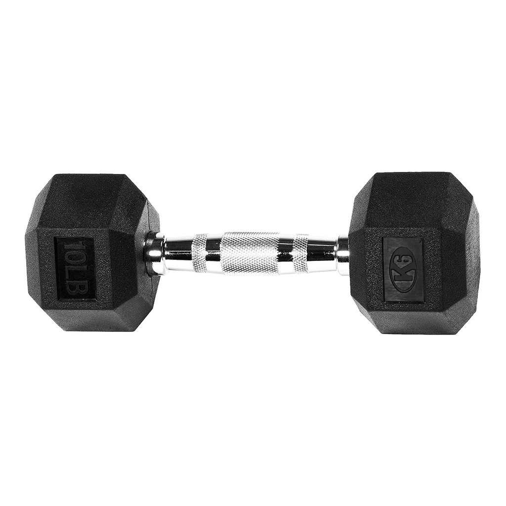 [66841] Mancuerna Hex Encauchetada (10 lb)