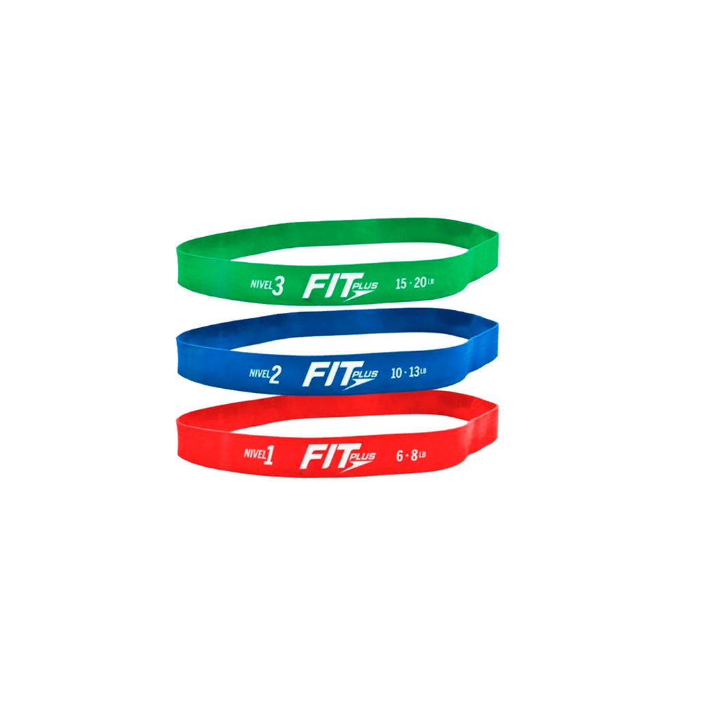 Set de Bandas Cerradas FITPLUS (3 unds)