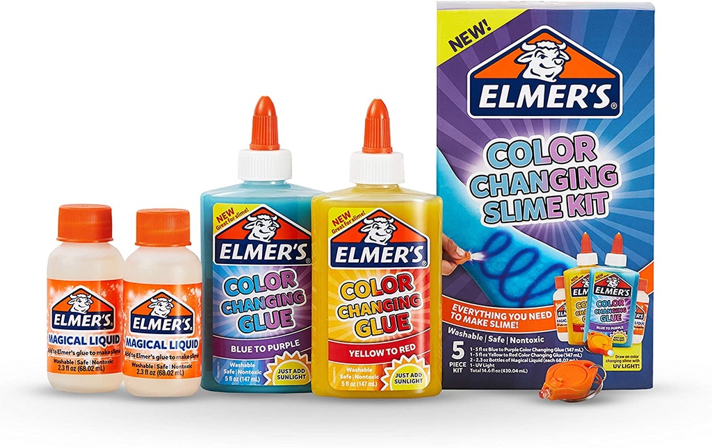 Kit Slime Elmer's Cambia Color Cx4