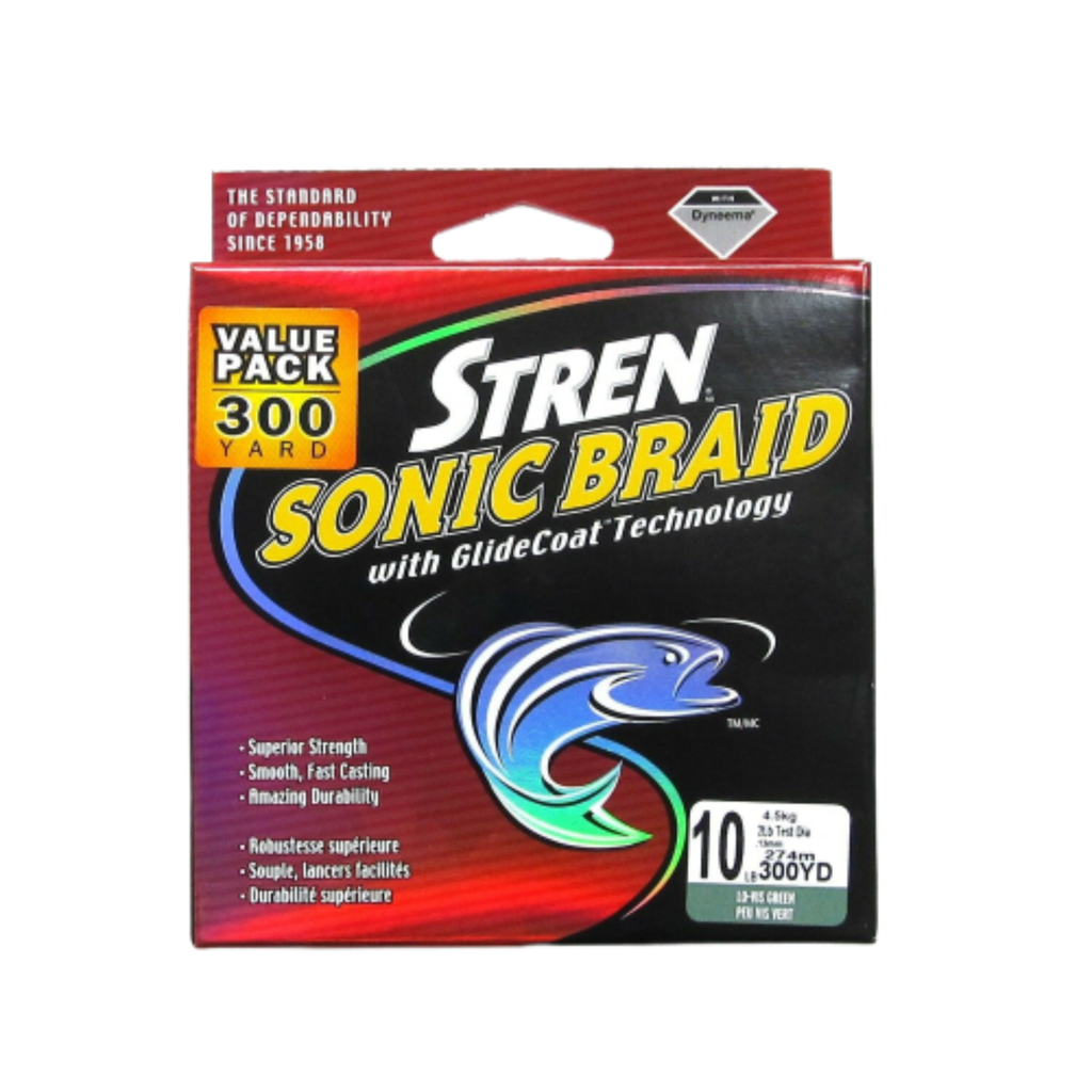 Stren Sonic Braid Sc 10 Lb 300 Yd (Hi-Vis Yellow)