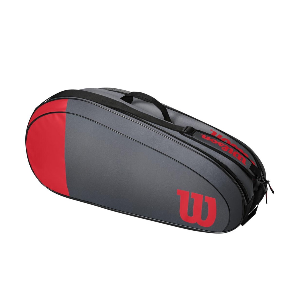 Bolso de Tenis Wilson Team 6Pk Rojo/Gris