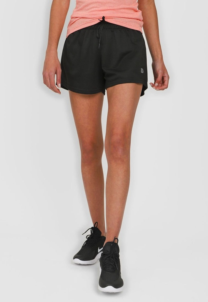 Pantaloneta Short Wilson French Terry Dama 98334 Negro