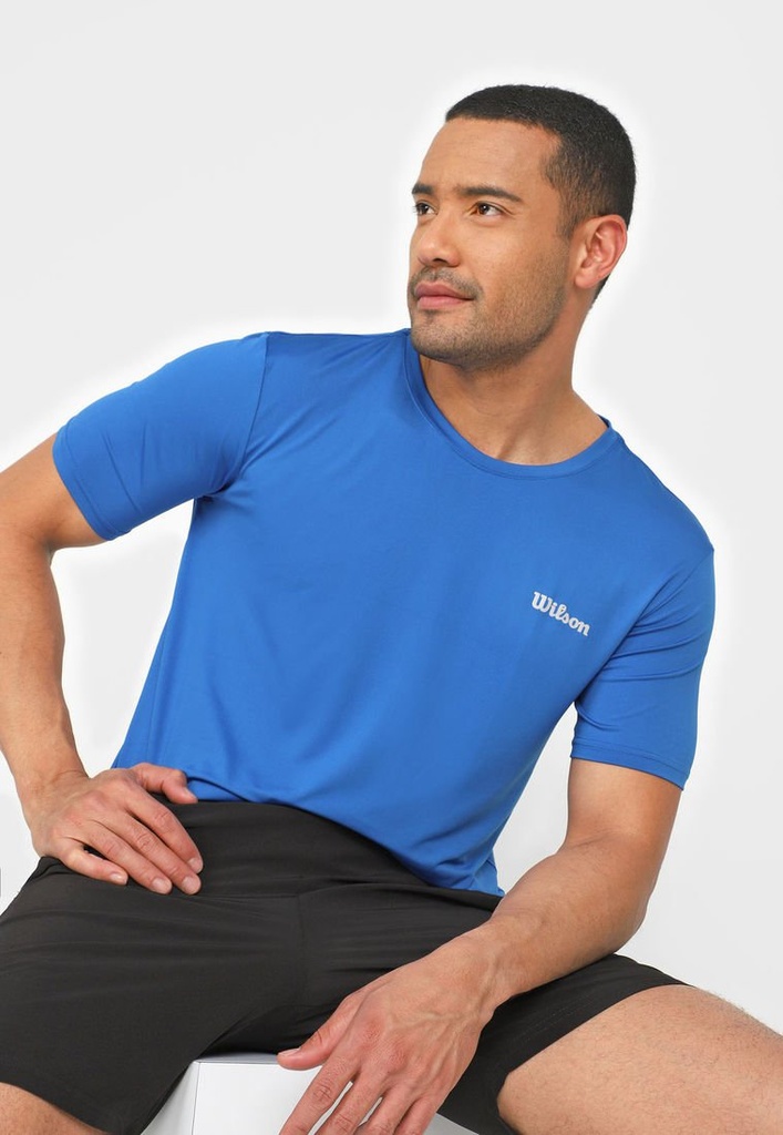 Camiseta Wilson Ultra Light Azul Rey 59034  Cuello Redondo