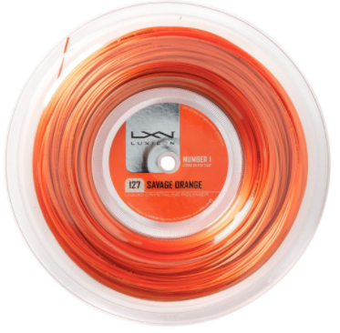 Rollo Cuerda Wilson Luxilon Savage 200 m Naranja