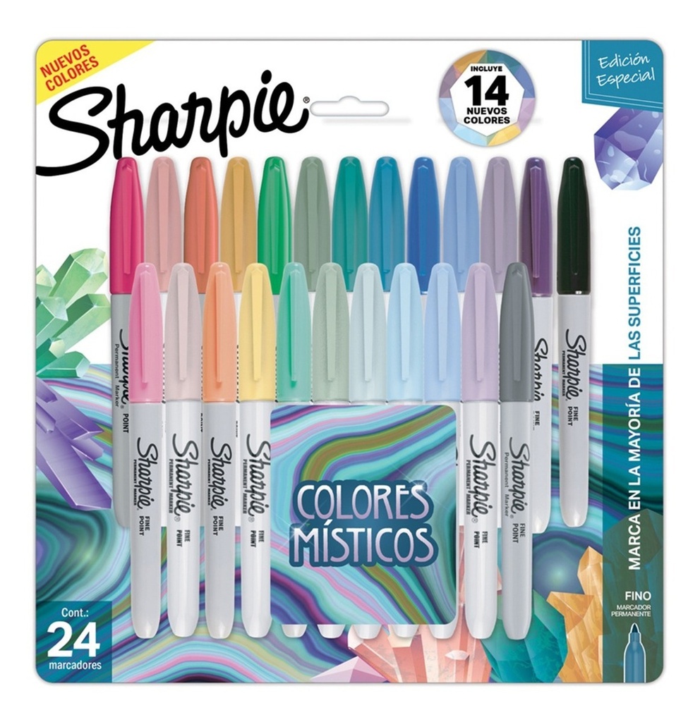 Marcador Permanente Sharpie Fine Místico Tx5 (copia)