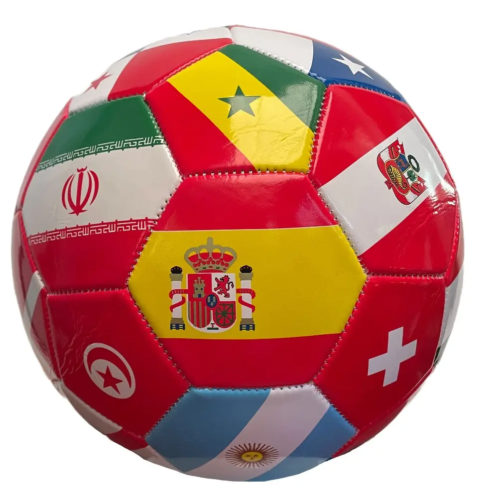 Balón De Fútbol No.5 Banderas Mundial