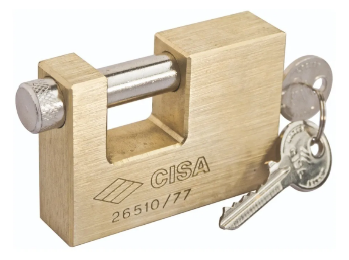 Candado Anticizalla Cisa 77mm Bronce