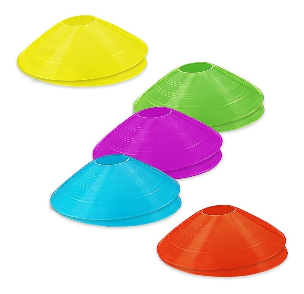 Set de Conos Platillos de Entrenamiento Flexibles