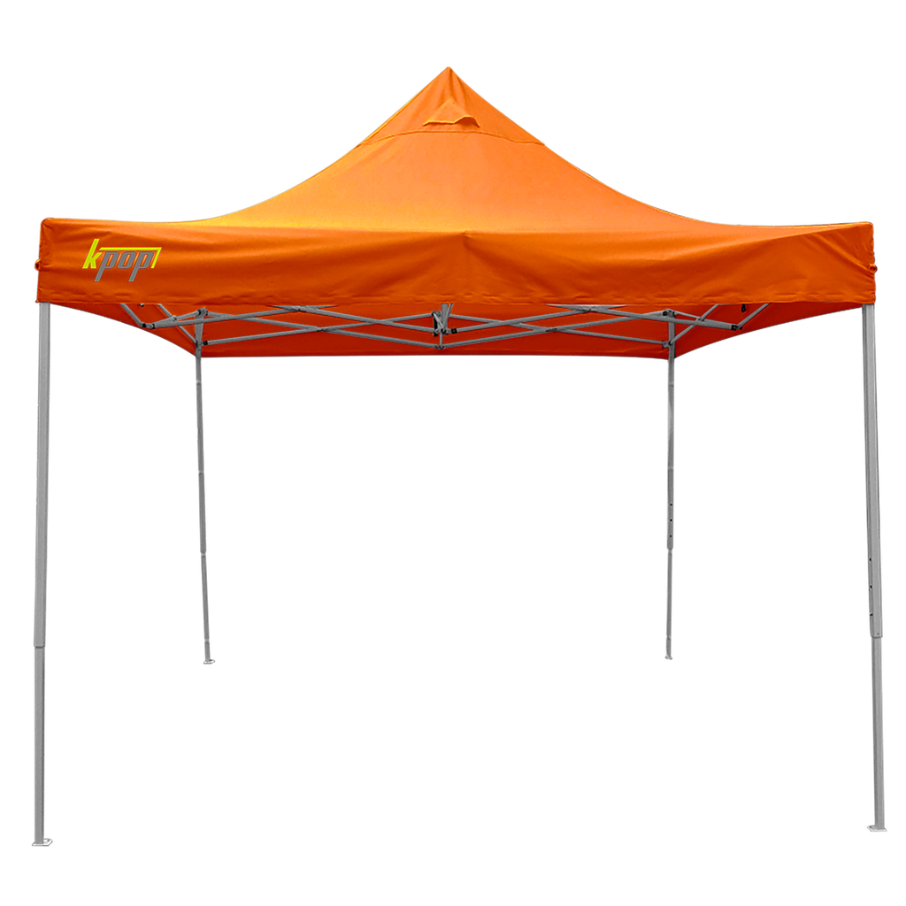 Toldo Plegable 3x3 Mt K-Pop Tela Premium Impermeable(ANARANJADO)