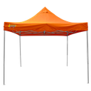 Toldo Plegable 3x3 Mt K-Pop Tela Premium Impermeable(ANARANJADO)