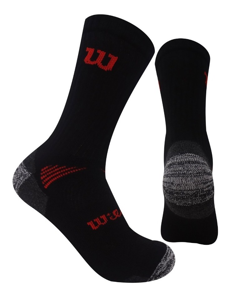 Calcetin/Media larga deportiva de fibra sintetica Wilson Unisex X3 Unitalla