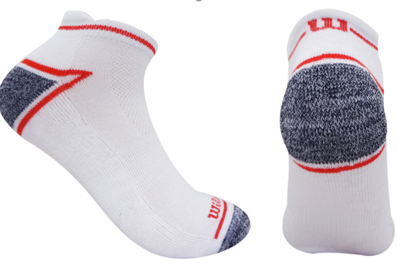 Calcetin deportivo Wilson Talla Única Blanco x3