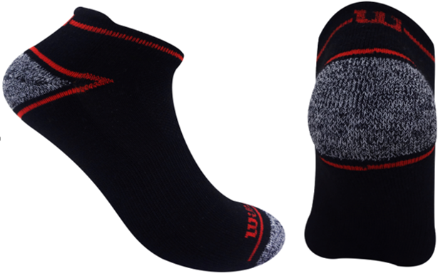Calcetin/Media tobillera deportiva de fibra sintetica Wilson Unisex X3 Unitalla