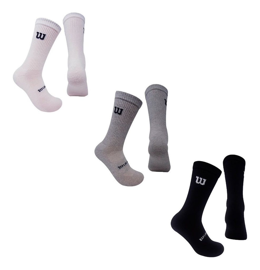 Calcetin/Media larga de fibra sintetica Wilson Unisex X3 Surtido Unitalla (copia)