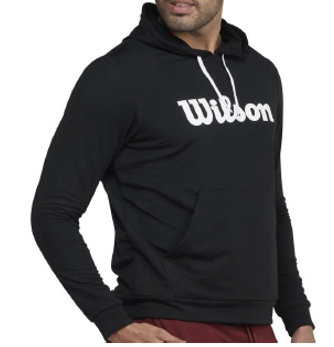 Buzo Con Capota Wilson French Terry Caballero 05757 Negro